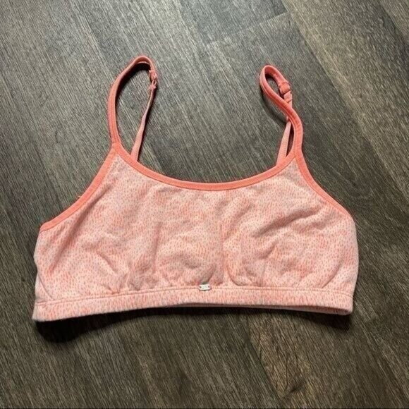 GEF France Orange and Beige Sports Bra/ Brallette Size S - Picture 5 of 9